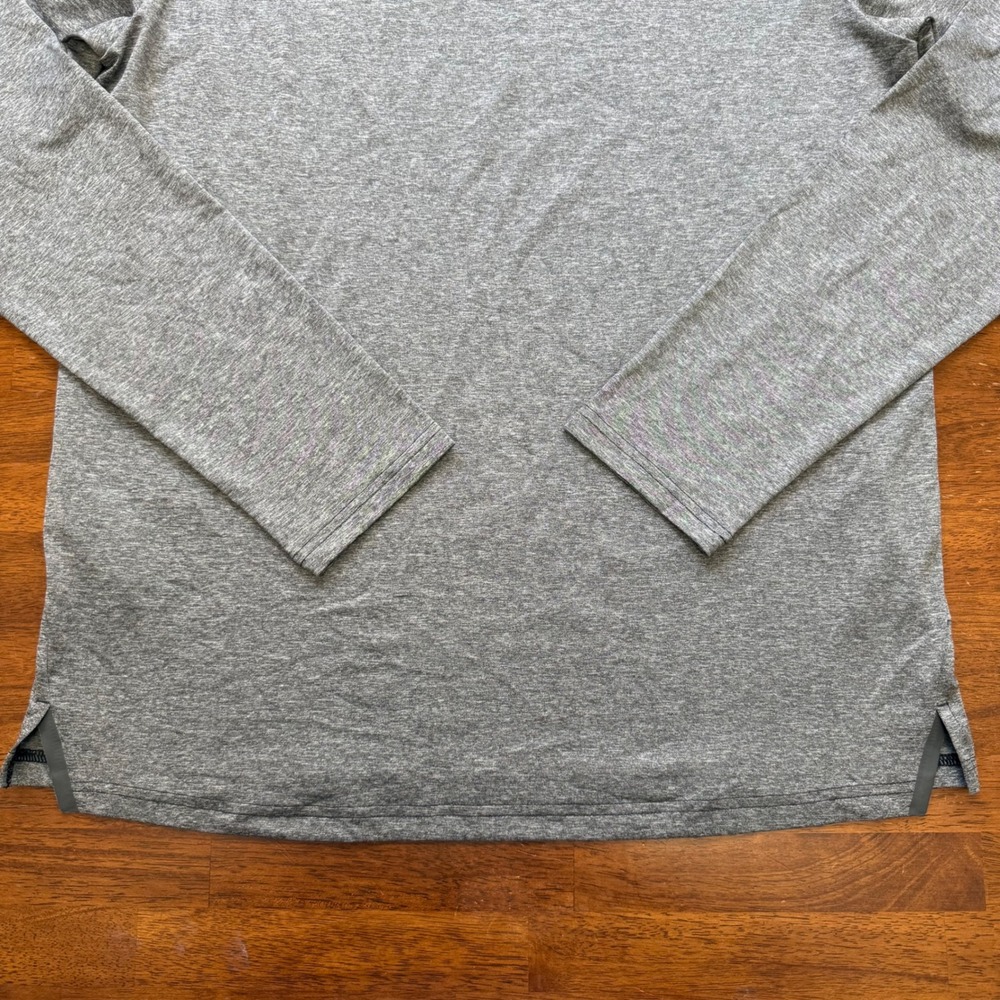 NWT Brady Brand Train LS Tee Mens M Ink Grey Long Sleeve Performance Shirt - Picture 15 of 16